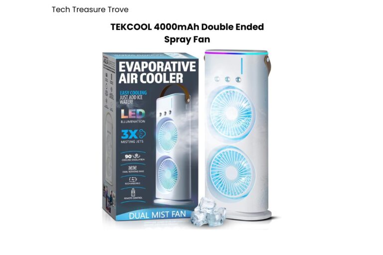 TEKCOOL 4000mAh Fan Review 2025 – Best portable rechargeable USB fan for home and office use
