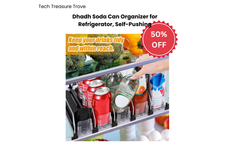 Best Drink Organizer for Fridge | Dhadh Metal Can Dispenser Review & Buy Guide
