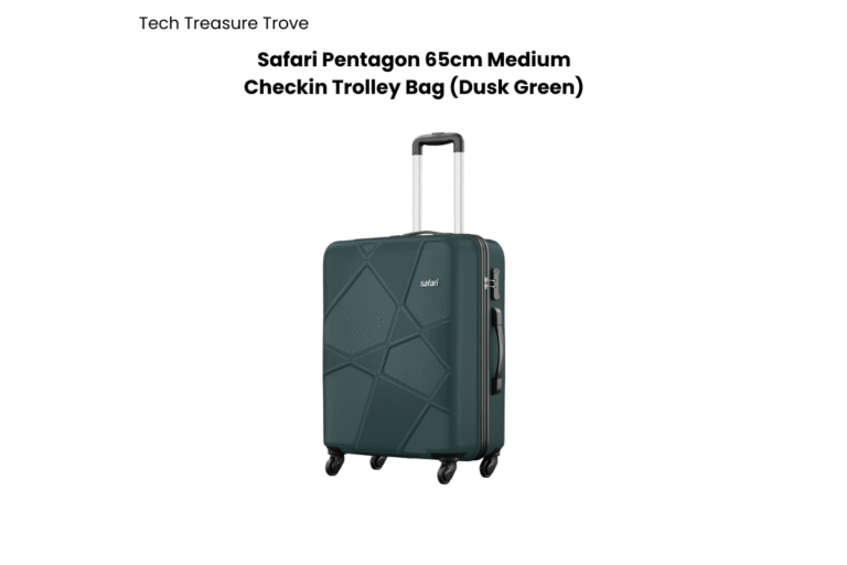 Trolly Bag Review: Safari Pentagon 65cm Medium Checkin Trolley Bag (Dusk Green)